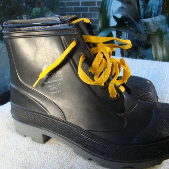 Dunlop Protective Footwear Steel Work Boot Black, Size 8 - Picture 7 of 9